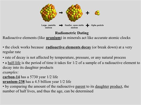 radiometric dating chapter 25
